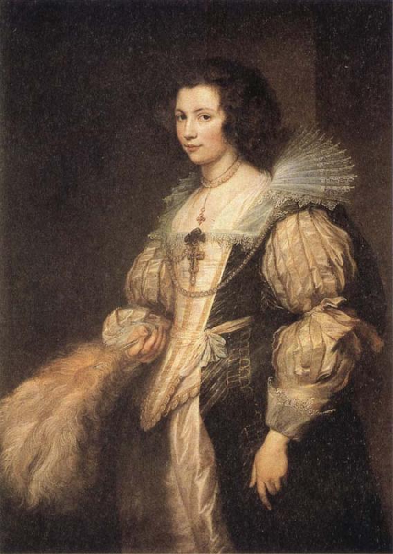 Anthony Van Dyck Portrait of Maria Louisa de Tassis Germany oil painting art